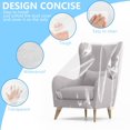 thumbnail image 3 of KEINXS Plastic Sofa Cover  Waterproof Washable Slipcover for Storage and Moving  Clear, 3 of 10