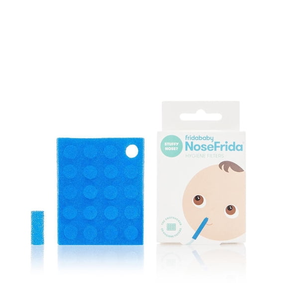 Frida Baby - Nosefrida Filtres Hygiéniques de Rechange pour l'Aspirateur Nasal Nosefrida pour Nouveau-Nés et Nourrissons Bébé Nez Aspiration Mucus Nourrisson