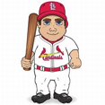 thumbnail image 1 of Joueur de Baseball Dansant Musical des St. Louis Cardinals, 1 of 1
