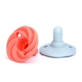 thumbnail image 1 of Doddle & Co - Baby, Infant - Holland Pop Silicone Pacifier - Stage 2 - Natural Shape - - Peach / Cloud, 1 of 9