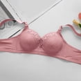 thumbnail image 5 of Fgnfyis Ladies' Autumn and Winter New Collection Adjustable Bra Without Steel Ring Large Chest Display Small Upper Support Comfortable and Glare Underwear Bras for Women Light Pink 38, 5 of 5