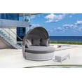 thumbnail image 4 of SOGNO Deluxe All-Weather Wicker Patio Daybed Set 62"W, 4 of 6