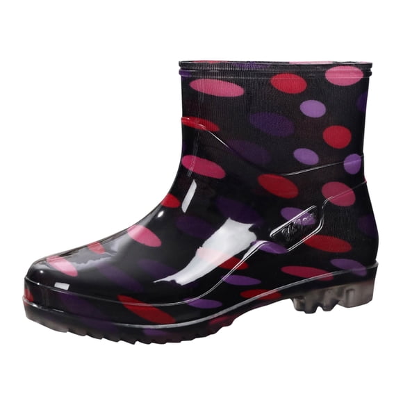 2025 Top Rubber Boots Women Steel Toe Shoes for Work Water Women Rain Boot Woman Boots Short Pvc Rainproof Shoe