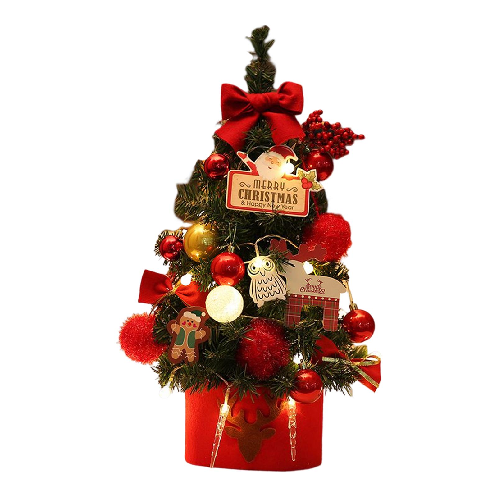 TISHITA Fairy Lights LED Party Outdoor String Lights Festival Lighted Christmas Tree Red Red 15x14x60cm