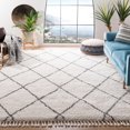 thumbnail image 1 of Safavieh Moroccan Fringe Alastar Tapis Géométrique Shag, 1 of 4