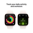 thumbnail image 4 of Apple Watch Series 11 GPS 46mm Rose Gold Aluminium Case with Light Blush Sport Band - M/L, 4 of 5
