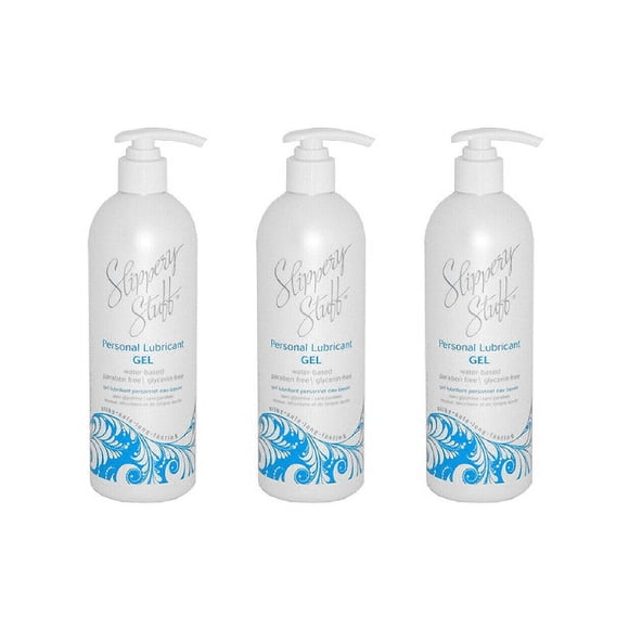 Slippery Stuff Water Based Lubricant Gel 16oz - 3 Pack