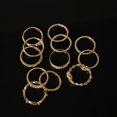 thumbnail image 2 of 12 Pcs/Ensemble Bague Vintage pour Femmes Filles Bague Rétro en Alliage de Strass Bijoux de Main Cadeau de Vacances, 2 of 9