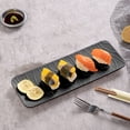 thumbnail image 1 of Sushi Dish Long Rectangle Dish And Cake Trays Plastic Platters For Party And Entertaining, 1 of 8