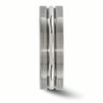 thumbnail image 3 of Edward Mirell Titanium 7mm Band Size 11 Ring Wedding Man Classic Flat  For Dad Mens  For Him, 3 of 10