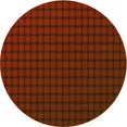 thumbnail image 1 of Ahgly Tapis Rond Lavable en Machine Intérieur Transitionnel Acajou Brun, 3 Pieds Rond, 1 of 7