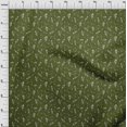 thumbnail image 4 of oneOone Georgette Viscose Olive Green Fabric Florals Sewing Craft Projects Fabric Prints By Yard 42 Inch Wide, 4 of 4