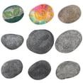thumbnail image 1 of 9pcs Flat Stones Craft River Rocks Painting Rocks Garden Landscaping Rocks Decoration Flat Pebbles River Rocks For Painting, 1 of 8