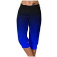 thumbnail image 1 of Yuyuzo Womens Capri Pants High Waisted Drawstring Sweatpants Running Gym Cropped Trousers with Pockets, 1 of 6