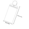 thumbnail image 2 of UPOUART 6pcs Travel Luggage Tag Plastic Suitcase Labels Name Card Holder Identification Family Backpacks, 2 of 8