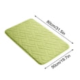 thumbnail image 2 of Yhmxh Rug,Carpet,Bath Mat,Door Mat Thickened Slow Antimissile Foam Fleece Absorbent Floor Mat Kitchen Mat Bathroom Non-slip Mat 50x80cm Carpet Rug, 2 of 6