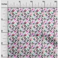 thumbnail image 2 of oneOone Rayon White Fabric Kids Floral Sewing Craft Projects Fabric Prints By Yard 56 Inch Wide, 2 of 4