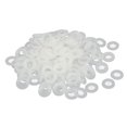 thumbnail image 1 of Unique Bargains M6 x 12mm x 1.2mm Nylon Flat Insulating Washers Spacers Off White 200PCS, 1 of 1