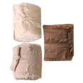 thumbnail image 1 of 3 Rolls Chiffon Silk Ribbon 2" x 5yd for Wedding Invitations DIY Crafts Coffee Coffee Series, 1 of 8