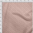 thumbnail image 4 of oneOone Rayonne Rose Pink Tissu Rétro Minimal Burger Matière de Robe Tissu Imprimé Tissu au Yard 56 Pouces de Large, 4 of 5
