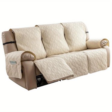CHOK 2024 3pcs/set Non-Slip Recliner Sofa Covers recliner slipcover with Elastic Straps for Pets and Dogs - Washable Furniture Protector for Bedroom  Office  Living Room - Home Decor Wash