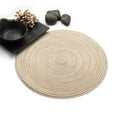 thumbnail image 4 of Amzcrzy Chemin de Table Napperons Ronds Napperons de Table Cuisine Table de Souper Coussinets Résistants à la Chaleur 35Cm Circle Place Napperons Tapis de Table, 4 of 4