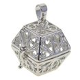 thumbnail image 4 of Beads Cage Charms Locket Pendant Settings for Lockets Beads DIY Necklace Square, 4 of 9