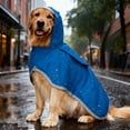 thumbnail image 3 of Imperméable pour Chien avec Capuchon Transparent et Caractéristiques Réfléchissantes pour l'Extérieur, 3 of 4