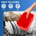 thumbnail image 4 of MesaSe 2 Pcs Casserole en Silicone pour Friteuse à Air Chaud Compatible avec les Friteuses à Double Panier Ninja Doublure Réutilisable pour Friteuse à Air avec Poignée Brosse à Huile Tapis de Cuisson en Silicone pour Friteuse à Air, 4 of 7