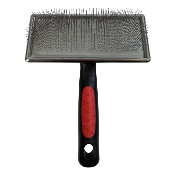 Ryan's Pet Supplies Paw Brothers Flat Slicker Brush for Dogs Dog Brush for Long Haired Dogs Professional Grade Coated Tips Gentle on Skin Maximum Coverage Extra Large