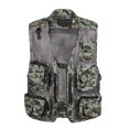 thumbnail image 1 of LUXUR Mens With Multiple Pockets Cargo Jacket Fishing Climbing Utility Vests Gray 2XL, 1 of 3