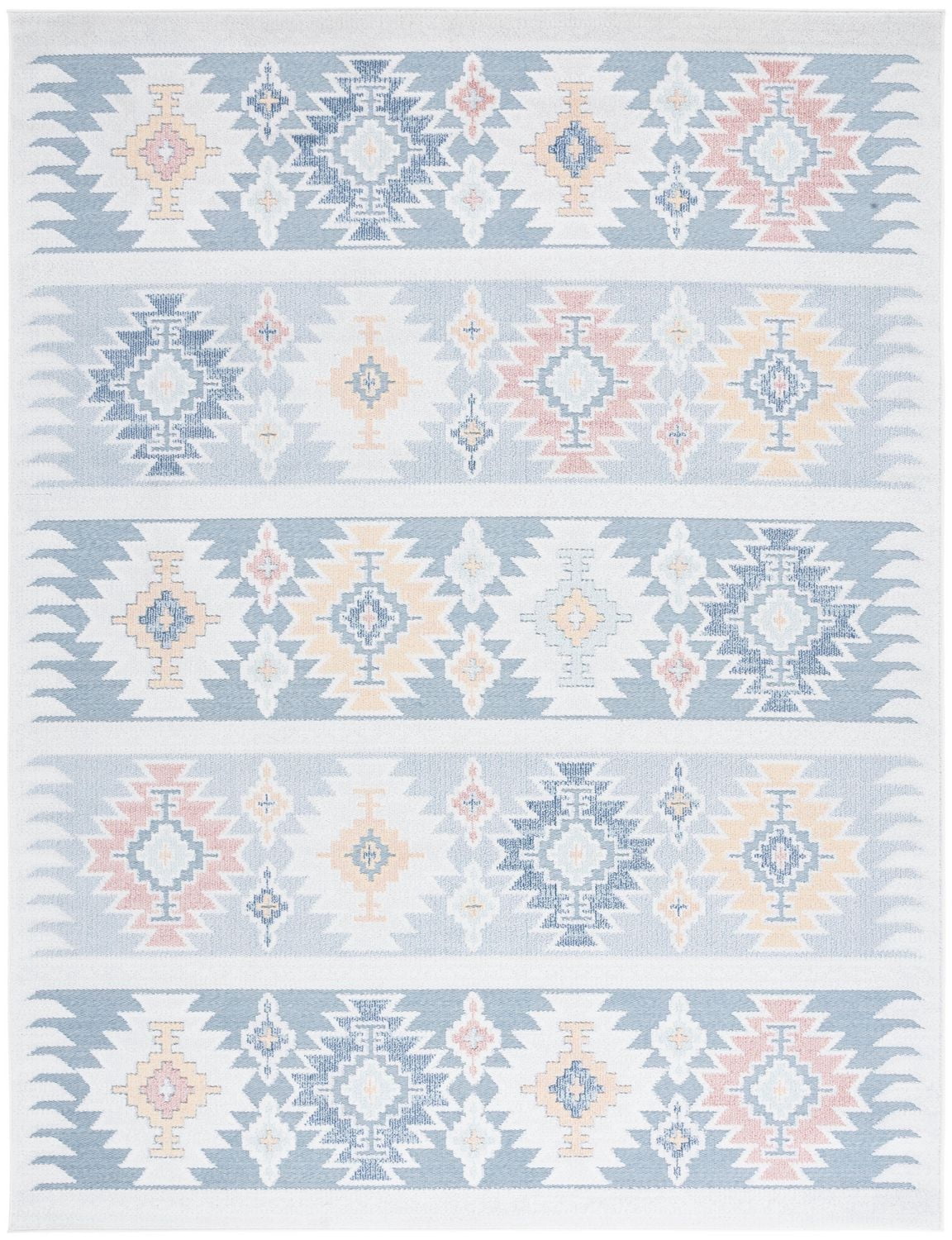 SAFAVIEH Sarasota Giovanni Tapis Intérieur/Extérieur Aztèque
