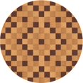 thumbnail image 1 of Ahgly Company Machine Washable Indoor Square Transitional Mahogany Brown Area Rugs, 3' Square, 1 of 7