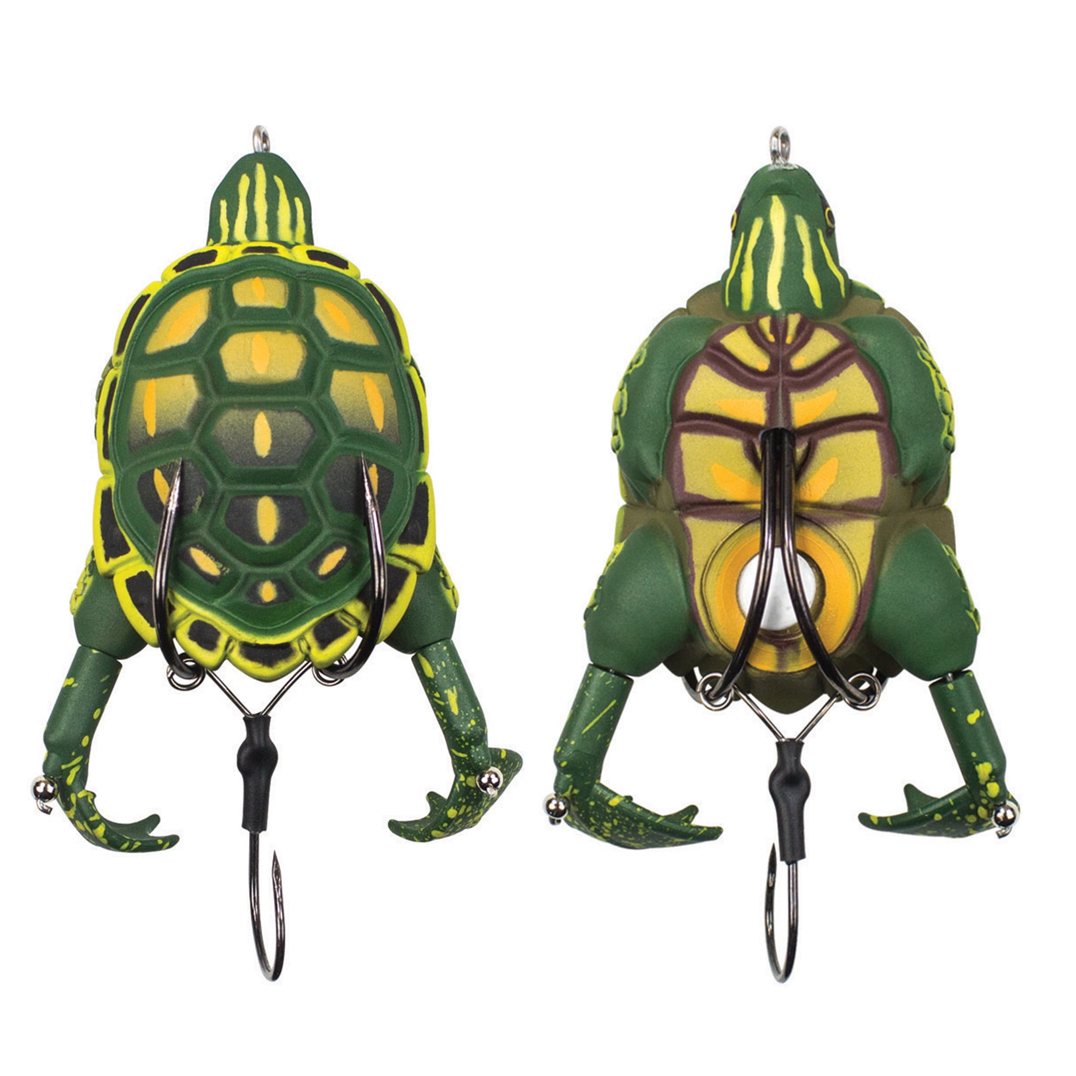 Lunkerhunt Prop Turtle Combo - Assortment - Three Prop Body Styles: Frog, Turtle, and Sunfish