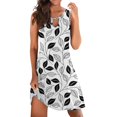 thumbnail image 1 of TJAZFJPA Longues Robes de Soirée pour Femmes Robe Élégante pour Femmes à Col Rond Robe Débardeur Robe Décontractée à Imprimé Floral Robes de Printemps pour Femmes Robe T-Shirt Femme, 1 of 5