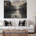 thumbnail image 4 of Design Art - Mountain River with Fog and Rain, 4 of 5