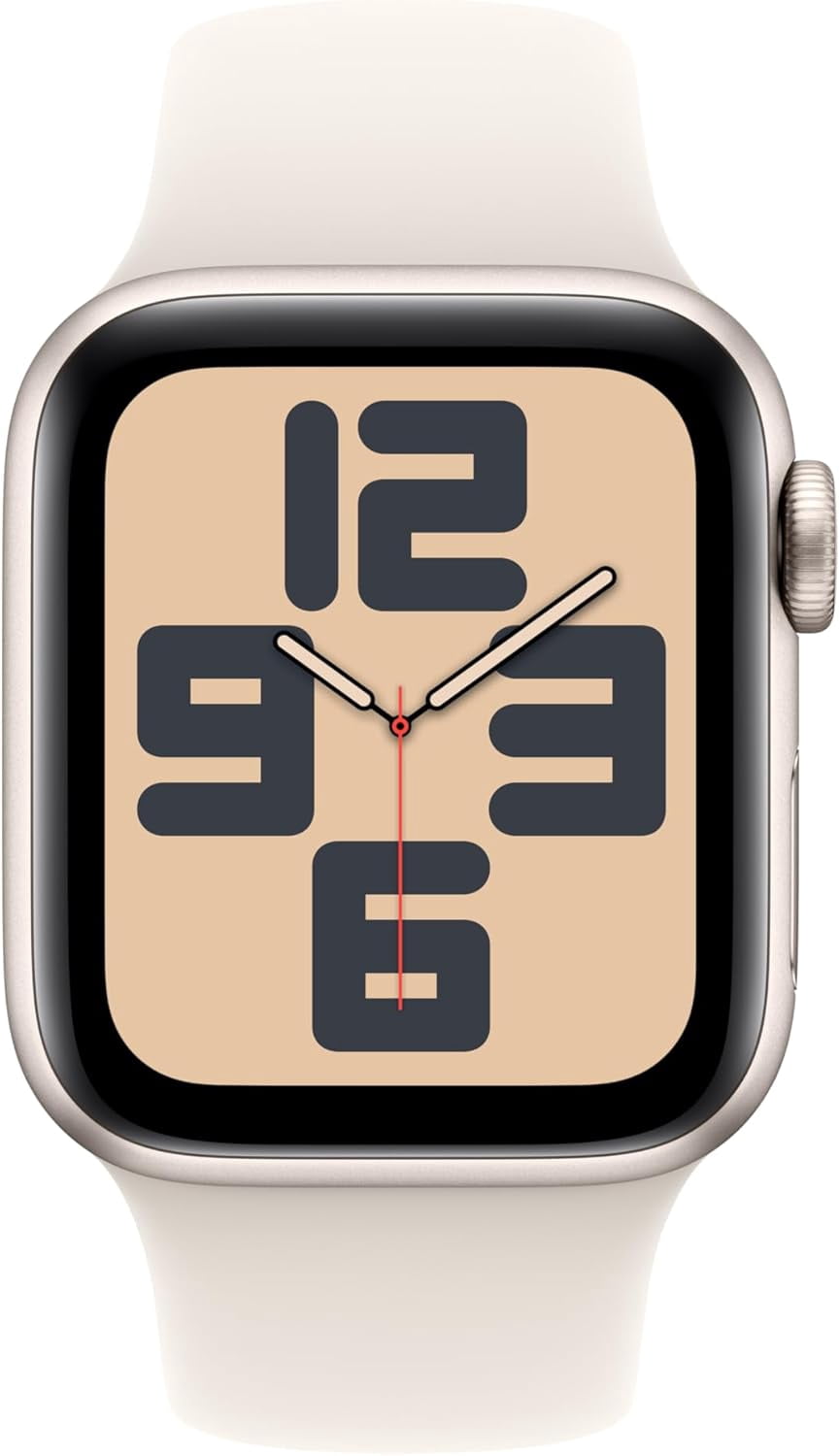 Apple Watch SE2 40mm GPS - boîtier aluminium comète avec bracelet sport comète - M/G