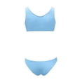 thumbnail image 5 of Rugged Ribbed Two Piece Bikini Set Featuring Wide Strap Top and Mid Waist Swimwear For All Seasons Beachwear, 5 of 5