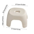 thumbnail image 3 of Stool For Toilet Low Stepping Stool With Nonslip Base Enhanced Stability For Bathroom Use Elegant For Adults For Living Room And Shower, 3 of 5