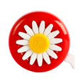 thumbnail image 1 of Sonnette de Bicyclette Alarme Anneau de Vélo en Forme de Fleur Décorative Vélo Décoratif Guidon de Vélo Sonnette de Guidon, Rouge et Blanc, 1 of 8