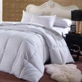thumbnail image 3 of Royal Hotel Bedding Goose Down Comforter King 300 Thread Count 100% Cotton Dobby Checkered Shell 600FP 40 Ounce Down Fill, 3 of 5
