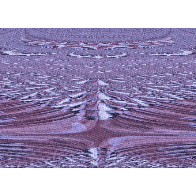 Ahgly Company Machine Washable Indoor Rectangle Transitional Purple Mimosa Purple Area Rugs, 4' x 6'