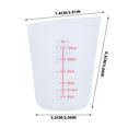thumbnail image 3 of Chmadoxn Kitchen Gadgets, Kitchen Accessories, Kitchen Utensils, Kitchen Tool High Temperature Measuring Cup 125ml Cup With Visible Scale Baking Measuring Cup Double scale baking measuring cup, 3 of 4