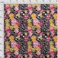 thumbnail image 3 of oneOone Polyester Lycra Black Fabric Skull Craft Projects Decor Fabric Printed By The Yard 56 Inch Wide, 3 of 4