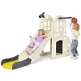 thumbnail image 1 of Costway 6-In-1 Large Slide for Kids Toddler Climber Slide Playset w/ Basketball Hoop, 1 of 10