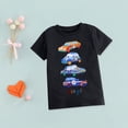 thumbnail image 2 of T-Shirts d'Été pour Garçons et Filles Manches Courtes Décontracté Voiture Graphique Col Rond T-Shirt Printemps pour Garçon 3-4T, 2 of 7