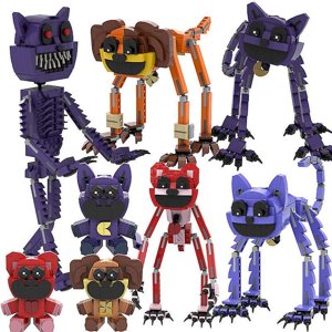 CatNap Bâtir des blocs Jouet sourire Cristes Monster Figurines Bâtissant des blocs Toy pour les enfants Ages 7-14-siniker