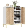 thumbnail image 1 of HOMCOM Armoire de Rangement pour Chaussures 15 Paires avec Portes, Tablettes Ajustables, Blanc, 1 of 10
