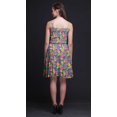 thumbnail image 3 of Bimba Robe Soleil Mini à Bretelles Spaghetti pour Femmes, Haut à Taille Smockée Imprimé Floral - Très Petit, 3 of 5