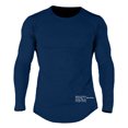 thumbnail image 4 of Pompotops T-shirt à Manches Longues en Coton Extensible pour Hommes Automne Sports Course Grande Taille en Solde, 4 of 8